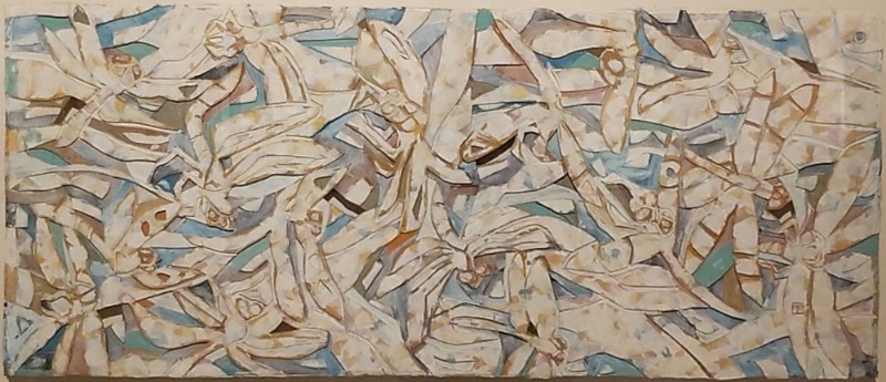 윤애근.空-비상.2000.접장지에채색.90x40cm.10주기회고전.空-생명의겹.은암.200709~0810-1.jpg