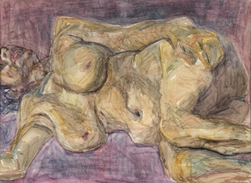 배동신,누드 1983, 종이에수채,연필, 54.5x74.5cm,국립현대미술관소장.jpg