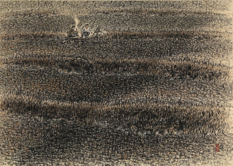 1.박은용.정담.1983.수묵담채,45X62cm,개인소장.jpg