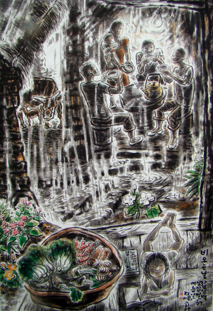 22. 비오는 날, 수묵담채, 92X62cm, 1998_개인소장.JPG