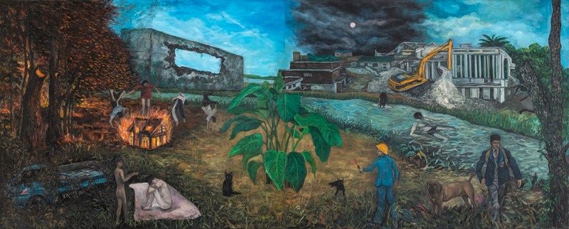 11. 모든 사건은 나름의 의미가 있다 oil on canvas 324.4x130.3cm 2022.jpg