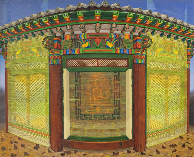 이강하.맥-의식구조.1982.캔버스에유채.130.3x162.2cm.jpg