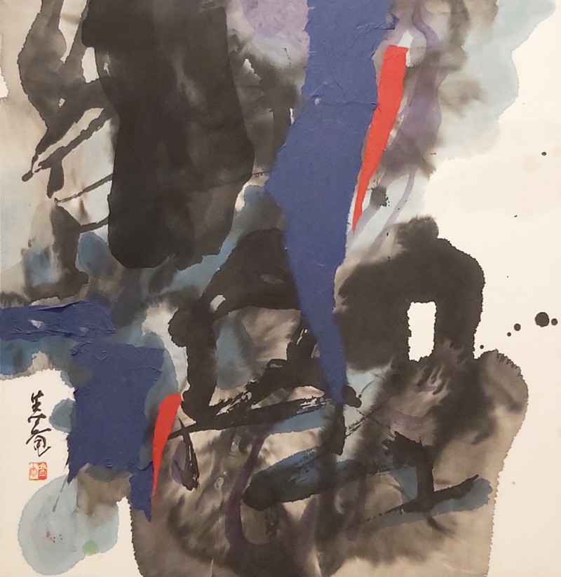 김대원,필선의춤,2024,수묵담채,69x69cm.jpg