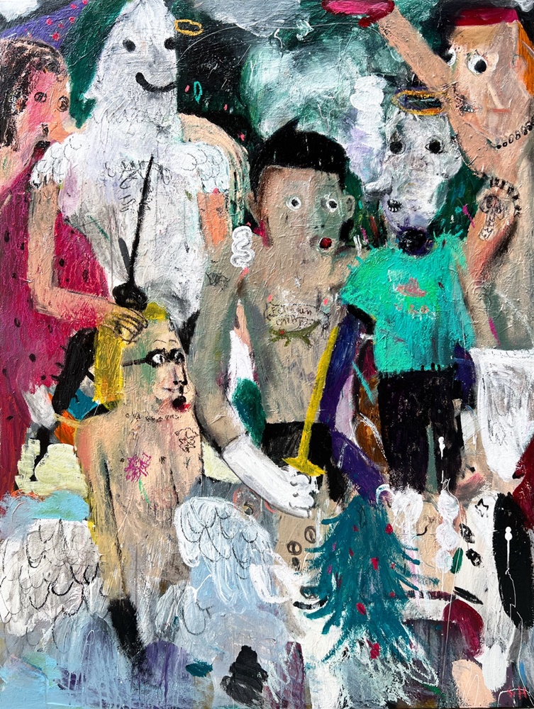 윤상하作 felldown children,162x122,acrylic,oil on canvas,2025.jpg