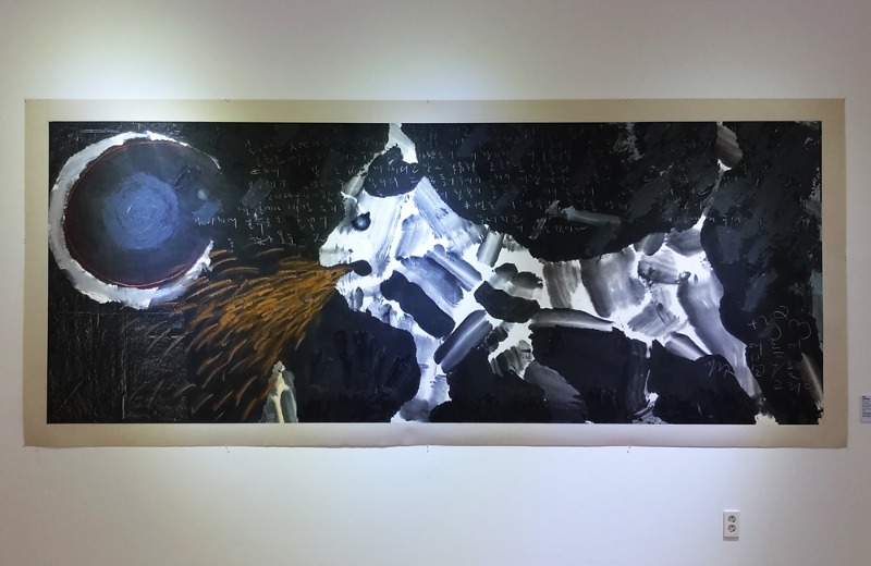 황창배,무제,1990,한지에혼합재,144x366cm,개인소장.jpg
