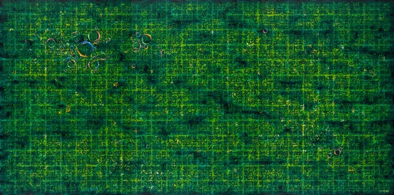 지식의 풍경_Knowledgescape, Oil on canvas, 193.9×390.9cm, 2024.jpg