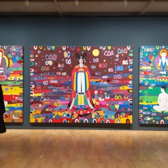 ACC 기획으로 다시 보는 오승윤 오방색 풍수회화