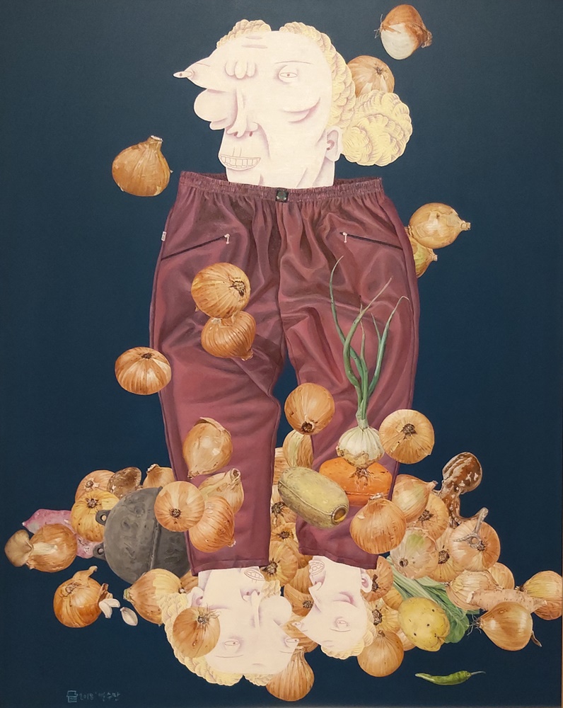 박수만,무안미인도,2018,캔버스에유채,162x30cm.jpg