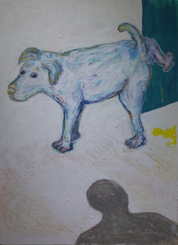 강동호,Dog series1,2,2025,패널에아크릴릭,스틱오일파스텔,72.7x60.6cm.jpg