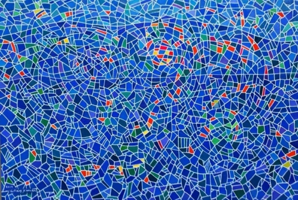 장지환 &lt;내재율-무등의 함성&gt;, 2019, 캔버스에 유채, 100F
