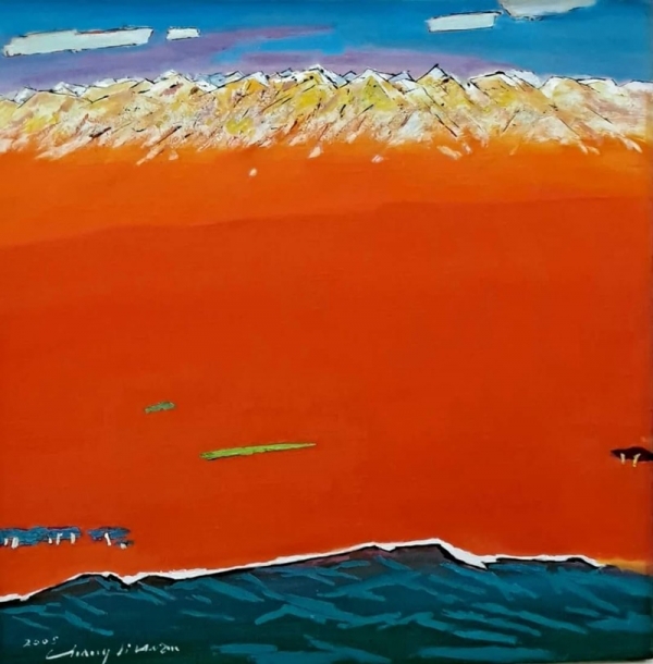 장지환 &lt;무위자연&gt;, 2009, 캔버스에 유채, 50x50cm