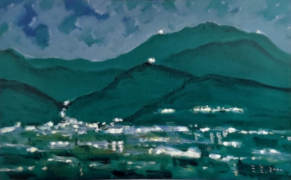조근호 &lt;무등야경&gt;, 2000, 캔버스에 유채, 91x72.7cm