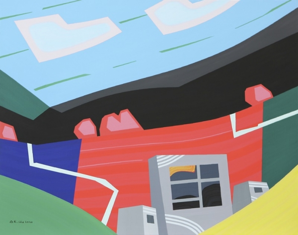 조근호 &lt;도시의 창&gt;, 2020, 캔버스에 유채, 90.9X116.7cm