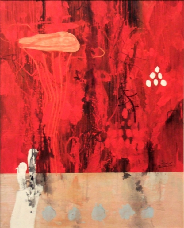 김종경 &lt;사유의 공간&gt;, 2006, 한지에 혼합재, 130x160cm