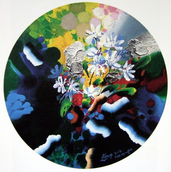 강남구 &lt;공간-생명력&gt;, 2002, 캔버스에 아크릴릭, 60x60cm