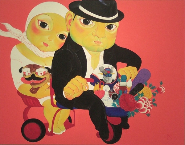 전현숙 &lt;바람이 간지럽네요&gt;, 2009, 캔버스에 아크릴, 91x116.7cm