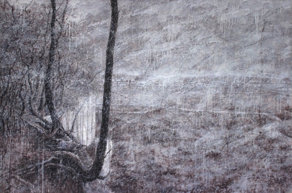 조정태 &lt;백산&gt;, 2013, 혼합재료, 193.9x130cm