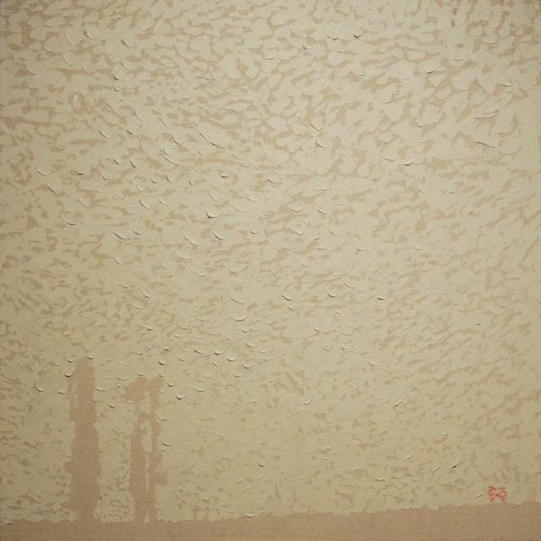 김병모 &lt;흰구름&gt;, 2004, 캔버스에 아크릴, 95x95cm