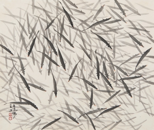 방의걸 &lt;삶 I&gt;, 한지에 수묵담채, 54.5x46cm