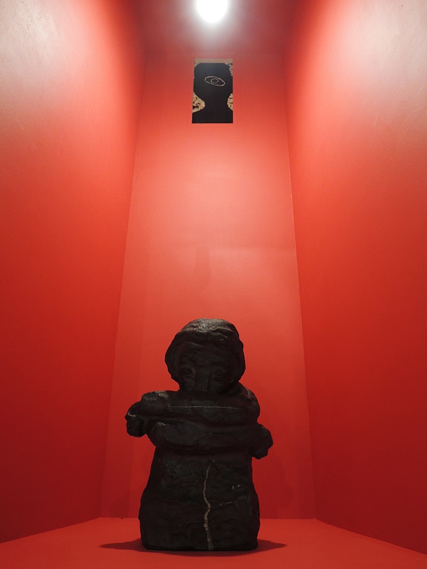 광주민족미술인협회 오월전-'빨간 메아리'에서 김희상 작품(2019)