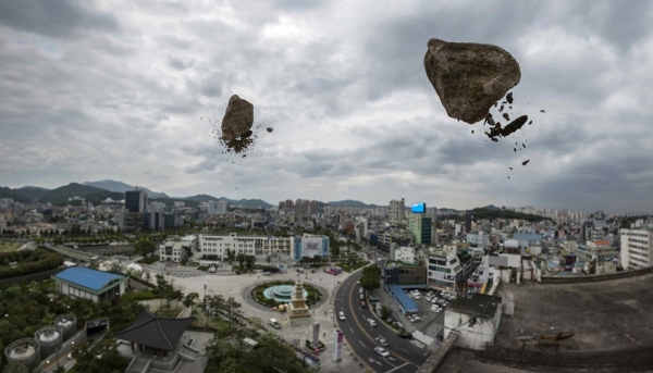 이세현 &lt;5.18민주광장&gt;, 2017. 디지털 피그먼크프린트, 300x500cm